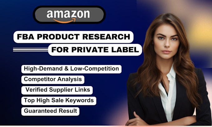 Gig Preview - Do amazon product research and amazon fba product research for fba pl