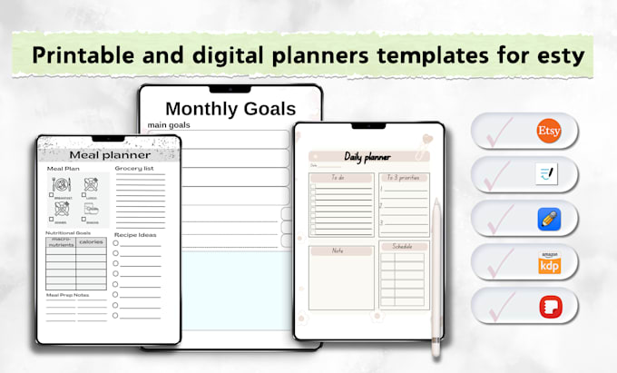 Bestseller - design custom digital planners and planner templates for all your needs