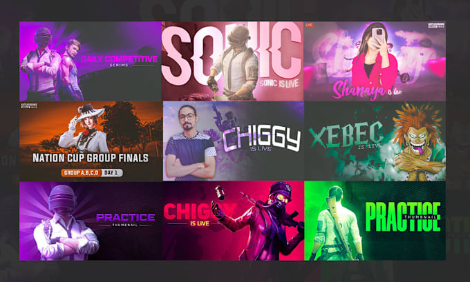 Bestseller - create attractive thumbnails for your youtube or twitch