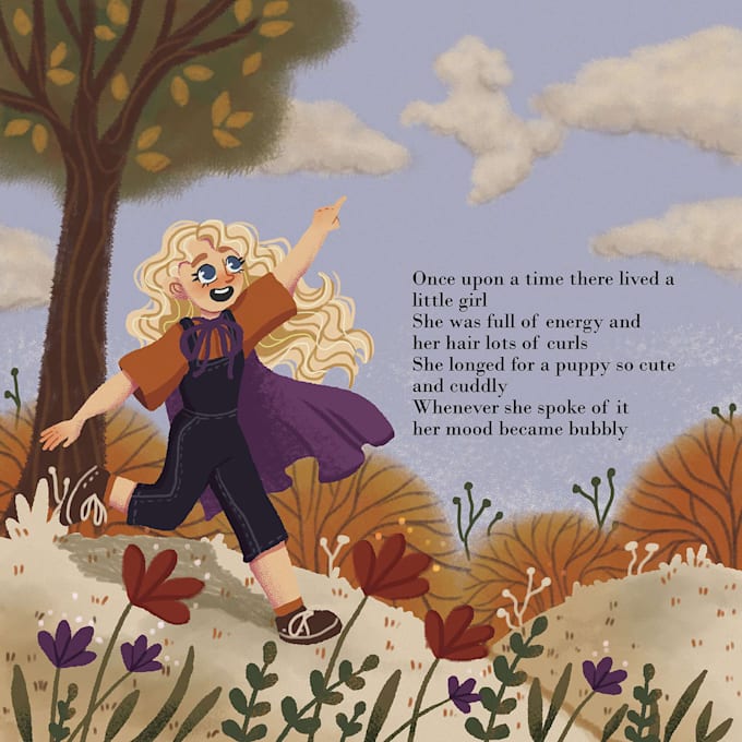 Gig Preview - Children story book illustration for kdp amazon children story book illustration