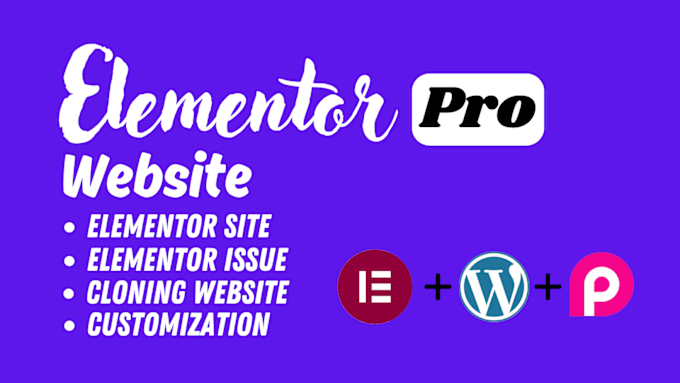 Gig Preview - Design, customize, clone, wordpress website using  elementor