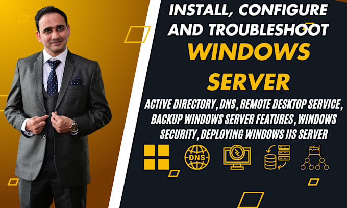 Gig Preview - Install configure windows server and set up active directory