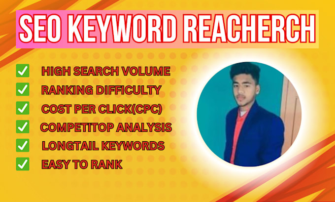 Gig Preview - Do semrush keyword research best SEO result