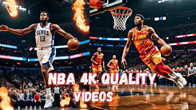 Gig Preview - Blow your mind with unbelievable nba highlights for youtube monetization