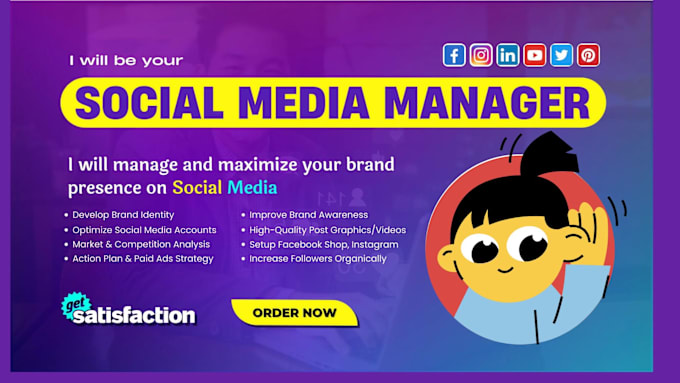 Bestseller - be your social media marketing manager and content creator