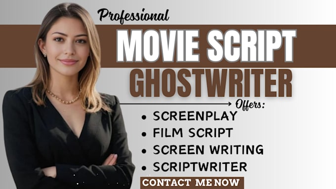 Bestseller - write your movie script script writing movie recap and film script