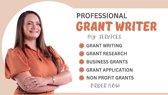 Gig Preview - Write on grant writing, business plans, and grant proposals