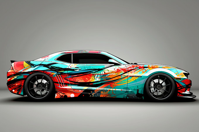 Gig Preview - Design a custom vehicle wrap, cars, pickups, trailers