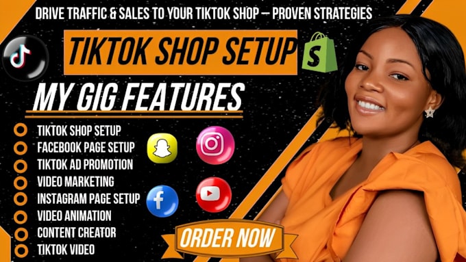 Gig Preview - Do tiktok shop for dropshipping tiktok shop ads tiktok promotion