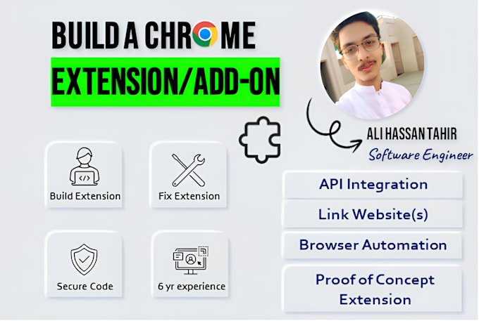 Gig Preview - Develop a google chrome extension for website or custom task