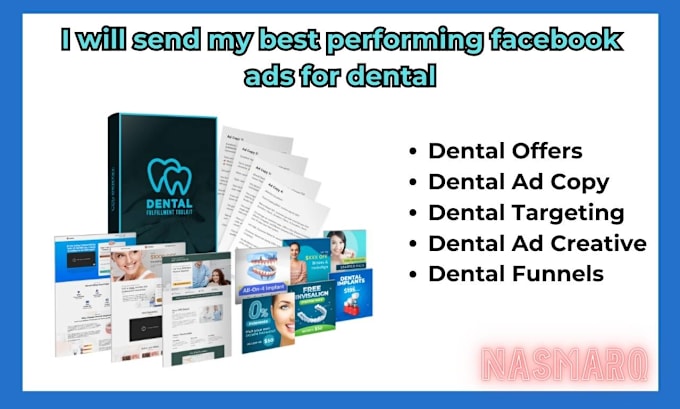 Gig Preview - Send my best performing facebook ads for dental