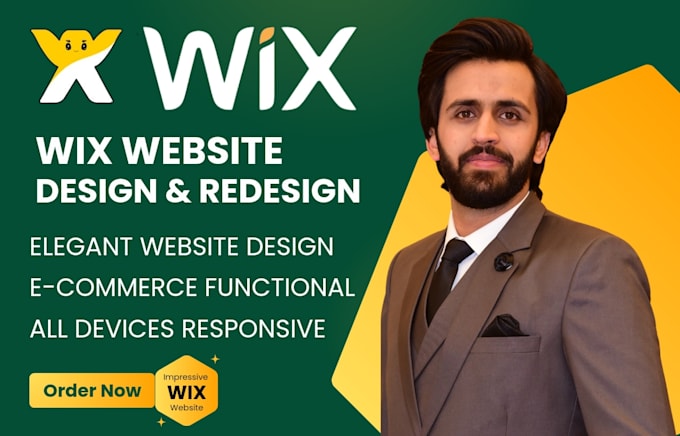 Gig Preview - Design a wix website or redesign a wix website design