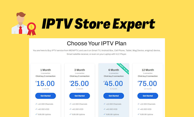 Bestseller - build a professional iptv store with woocommerce and premium plugins