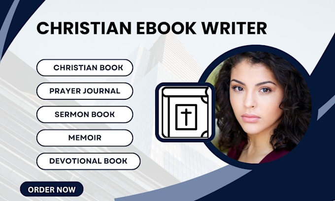 Gig Preview - Ghostwrite daily devotional christian book ebook, memoir sermon, prayer journal