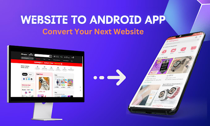 Gig Preview - Convert website to android app with webview