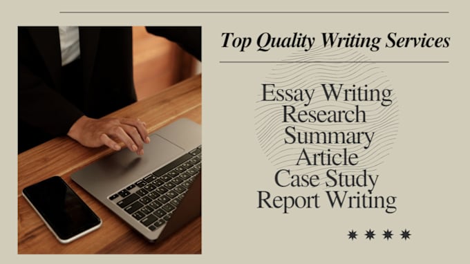 Gig Preview - Provide top quality essay writing, research summary, report and article writing