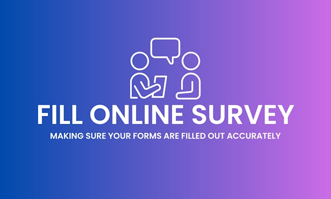 Gig Preview - Fill online survey, google forms, questionnaire and polls