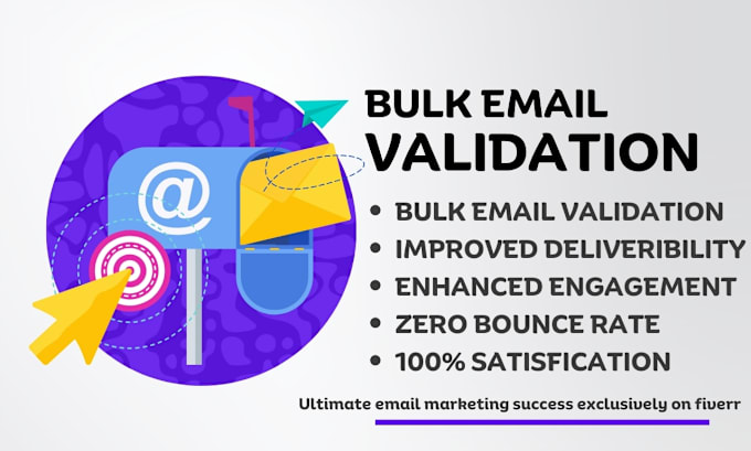 Gig Preview - Do bulk email list cleanup, valid lead generation for email campaign