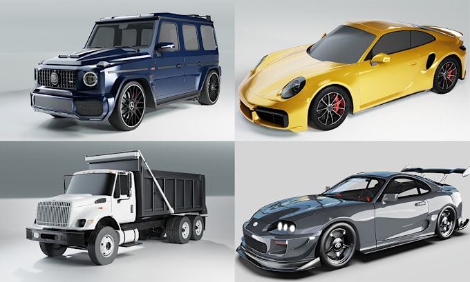 Bestseller - do 3d vehicle model for your project of any type