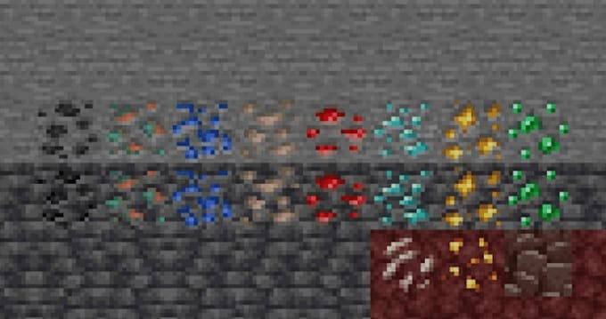 Gig Preview - Mine ores for you on your java or bedrock minecraft server