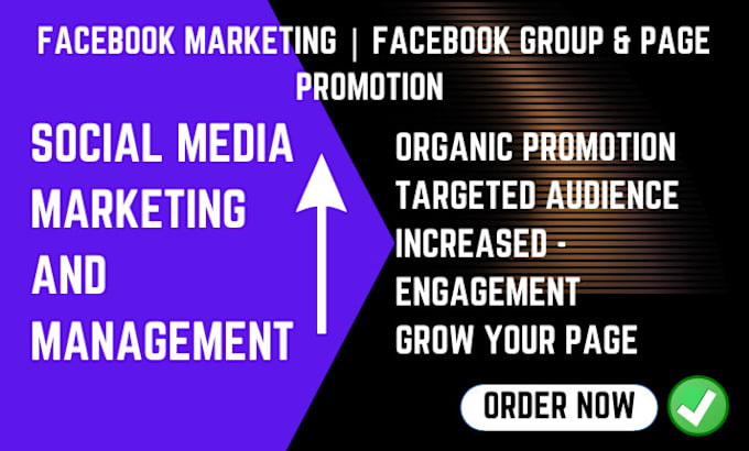 Gig Preview - Promote grow your facebook page or group to targeted audience organically