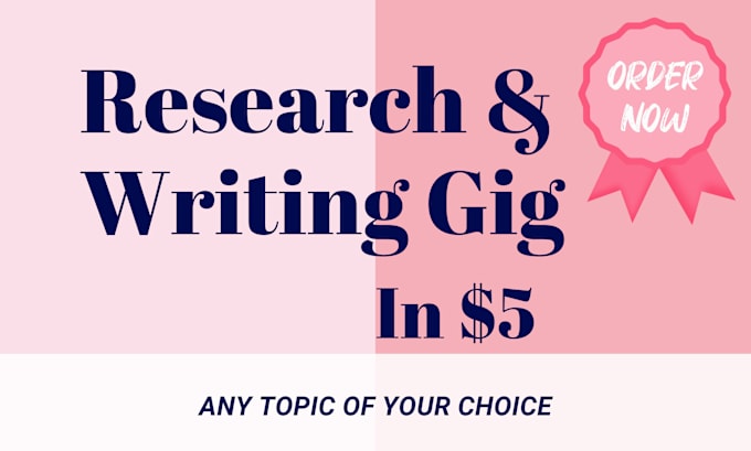 Gig Preview - Research and write expert article for 5 dollars