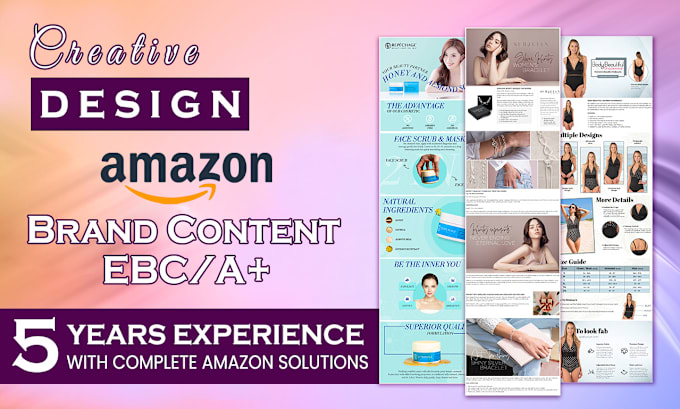 Bestseller - create amazon enhanced brand content or a plus content pages