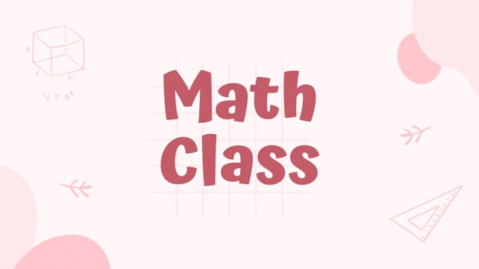 Gig Preview - Be math expert tutor help in mathematics assignments calculus algebra