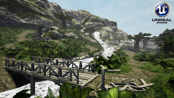 Gig Preview - Develop 3d game environment, level design in unreal engine