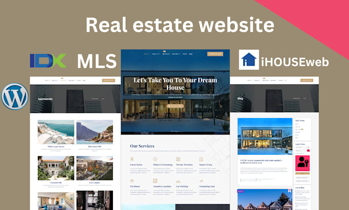 Gig Preview - Real estate investor website realtor agent property listing idx mls ihouseweb