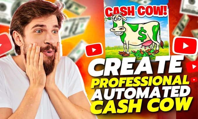 Gig Preview - Create cash cow youtube, cash cow videos, for your channel