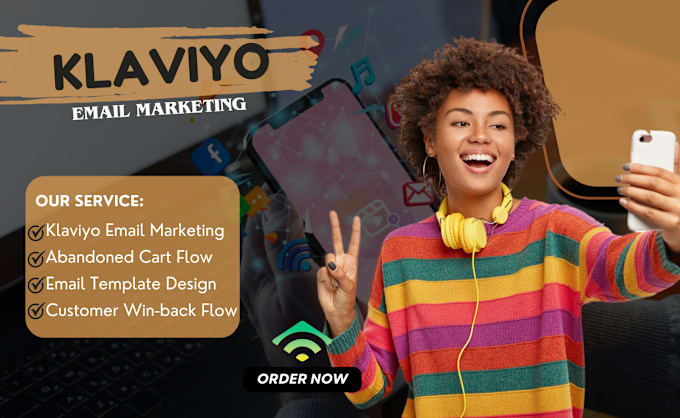 Gig Preview - Design and set up klaviyo email marketing automation flows