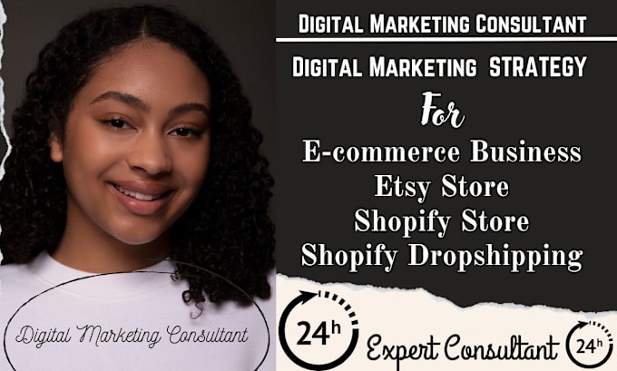 Gig Preview - Provide digital marketing strategy for ecommerce business esty store shopify