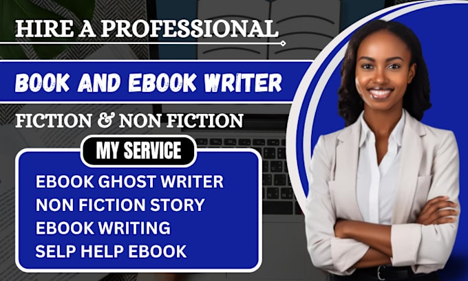 Gig Preview - Be professional fiction and nonfiction ebook writer ghostwriter amazon kindle