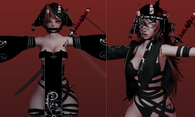 Bestseller - model custom vrc avatar, vrchat avatar for PC and quest