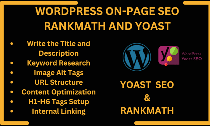 Gig Preview - Expert wordpress on page SEO with rank math and yoast