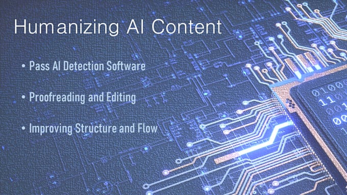 Gig Preview - Proofread and edit your ai article to humanize it