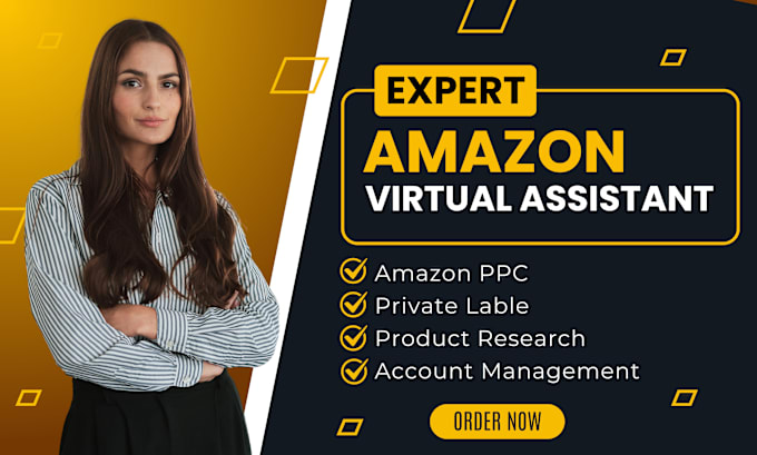 Gig Preview - Be your amazon fba private label virtual assistant and amazon account manager