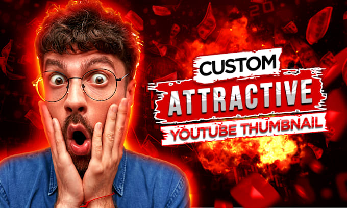 Gig Preview - Design attractive youtube thumbnails