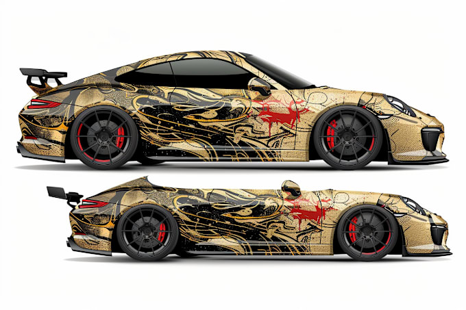 Gig Preview - Design a stunning vehicle wrap