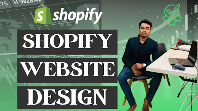 Gig Preview - Create and customize shopify website or redesign shopify dropshipping store