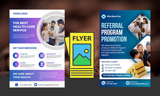 Gig Preview - Make professional pamphlet flyer digital business poster design brochure leaflet