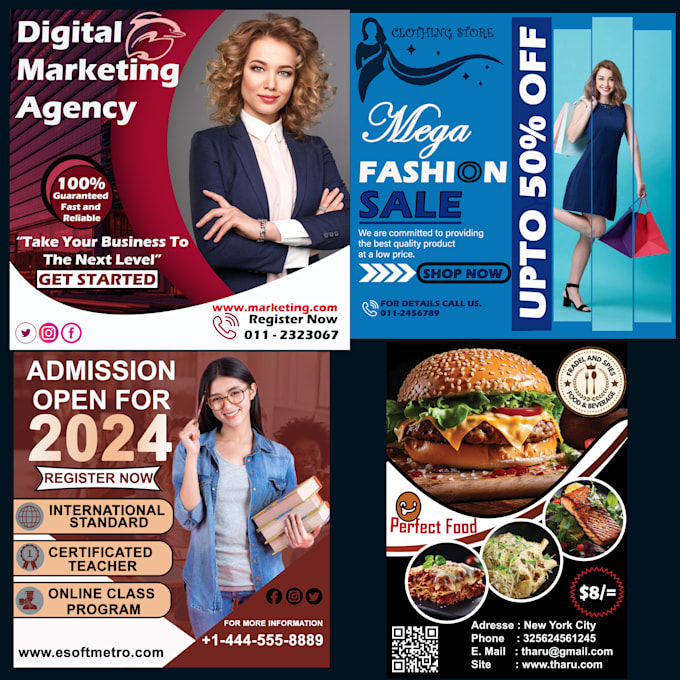 Bestseller - create professional creative flyers, banners of any type