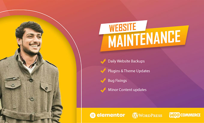 Gig Preview - Do a monthly maintenance of wordpress website