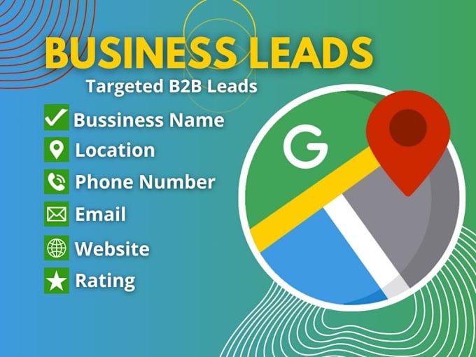 Bestseller - scrape google map data for lead generation, b2b data extraction or list creation