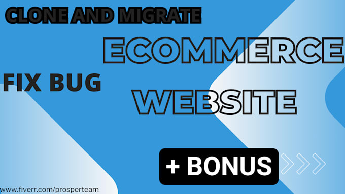 Gig Preview - Help you fix bug and migrate wordpress to any ecommerce website