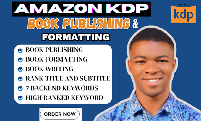 Gig Preview - Offer comprehensive book formatting and book publishing for amazon kdp