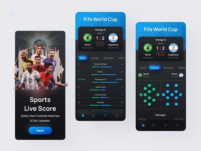 Bestseller - develop fantasy live score, fantasy sport app, fantasy football tournament app