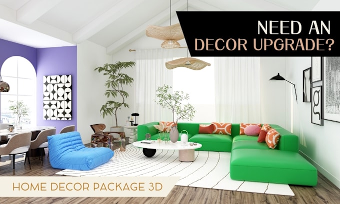 Gig Preview - Design your interior with outstanding 3d render