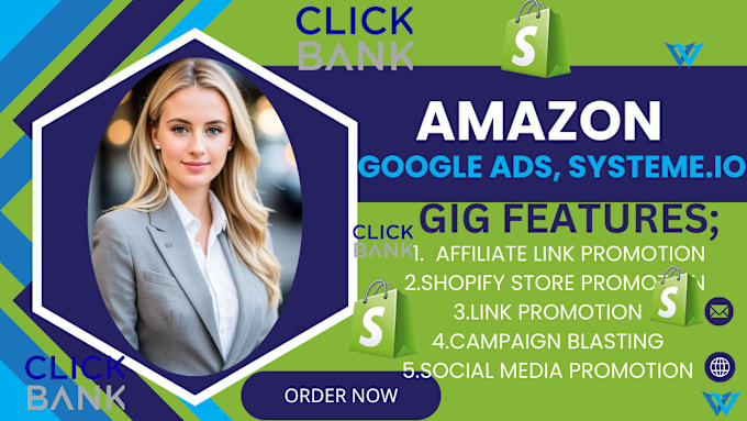 Gig Preview - Promote amazon affiliate link, affiliate marketing promotion